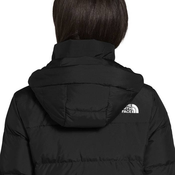 The North Face Women's Gotham Hooded Jacket 550 Fill Goose Down In Black - Picture 11 of 16